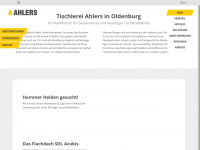 ahlers-oldenburg.de Webseite Vorschau