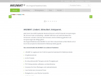 akumat.de Webseite Vorschau
