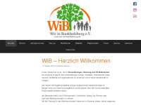 wir-in-bookholzberg.de Webseite Vorschau