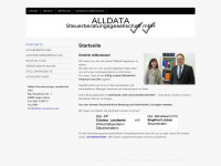 alldata-steuerbuero.de Webseite Vorschau