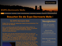 sternwarte-melle.de Webseite Vorschau