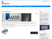 amodia.de Webseite Vorschau