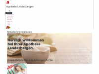 apotheke-landesbergen.de Webseite Vorschau