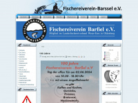 fischereiverein-barssel.de Webseite Vorschau