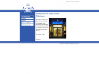 antares-hotel.info Webseite Vorschau