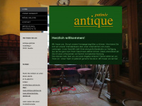 antique-patinee.de Webseite Vorschau