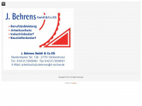 arbeitsschutz-behrens.de Webseite Vorschau