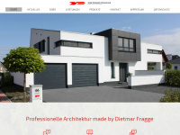 architekt-fragge.de Webseite Vorschau