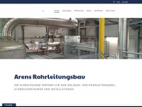 arens-rohrleitungsbau.de Webseite Vorschau