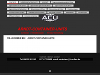 arndt-container-units.de Webseite Vorschau