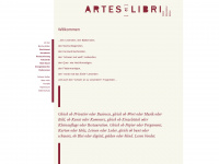 artes-et-libri.de Webseite Vorschau