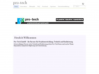 p-tech.de Webseite Vorschau