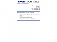 lippe-net.de Webseite Vorschau