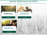 parta.de Webseite Vorschau