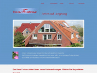 ferienhaus-fortuna.de Webseite Vorschau