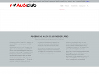 audiclub.nl Webseite Vorschau