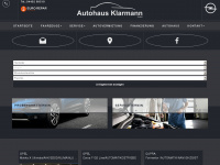 auto-klarmann.de Webseite Vorschau