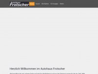autohaus-frotscher.de Webseite Vorschau