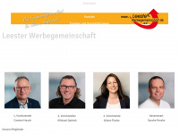 leester-werbegemeinschaft.de Webseite Vorschau