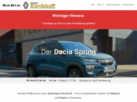 autohaus-kirchhoff.de Webseite Vorschau
