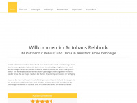 autohaus-rehbock.de Webseite Vorschau