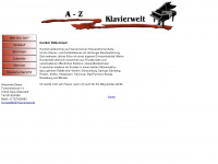 az-klavierwelt.de Webseite Vorschau