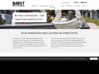 babst-bestattungen.de Webseite Vorschau