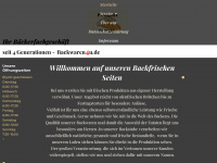 backwaren4u.de Webseite Vorschau