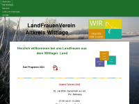 landfrauen-wittlage.de Webseite Vorschau