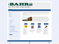 bahrgmbh.de Webseite Vorschau