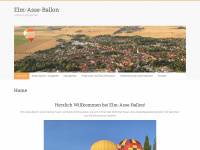 elm-asse-ballon.de Webseite Vorschau
