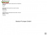 bartsch-pumpen.de Webseite Vorschau