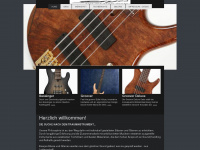bass-guitars.de Webseite Vorschau