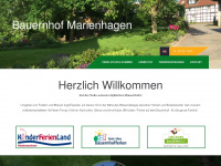 bauernhof-marienhagen.de Webseite Vorschau