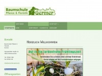 baumschule-germer.de Webseite Vorschau