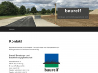baureif.de Webseite Vorschau