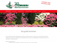 baumschule-oltmanns.de Webseite Vorschau