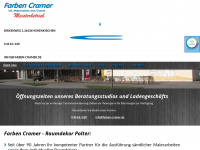 farben-cramer.de Webseite Vorschau