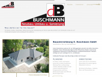 bauunternehmung-buschmann.de Webseite Vorschau