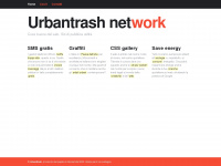 urbantrash.net Webseite Vorschau