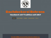 behrens-dachdeckermeister.de Webseite Vorschau