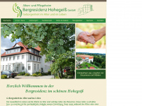 bergresidenz-hohegeiss.de Webseite Vorschau