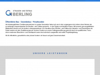 berling-bau.de Webseite Vorschau
