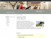 jagdmuseum-wulff.de Webseite Vorschau
