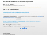 bickmeyergmbh.de Webseite Vorschau