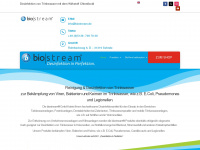 biostream.de Webseite Vorschau