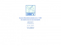 dbfv.org Webseite Vorschau