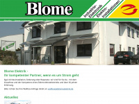 blomeelektrik.de Webseite Vorschau