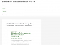 blumenthaler-schuetzenverein.de Webseite Vorschau
