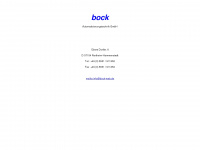 bock-web.de Webseite Vorschau